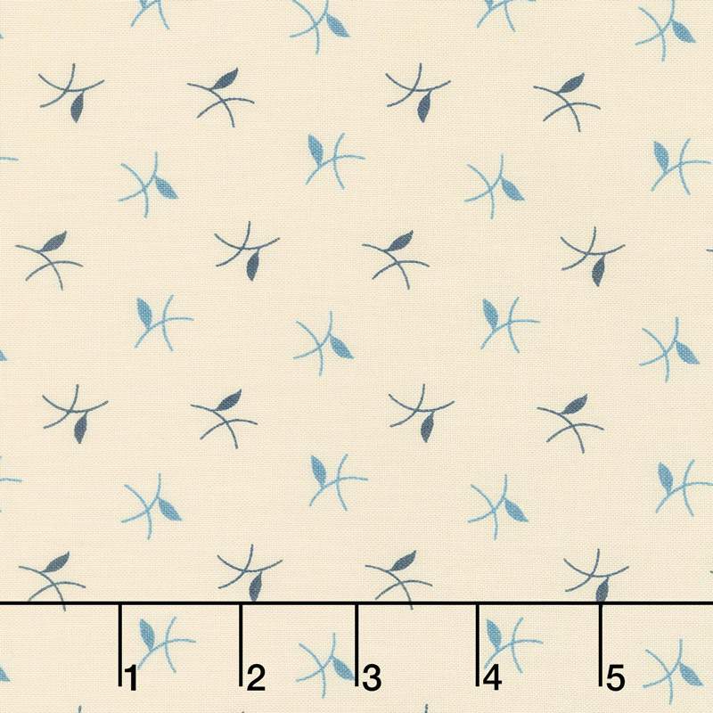 Royal Blue - Twigs Husk Yardage