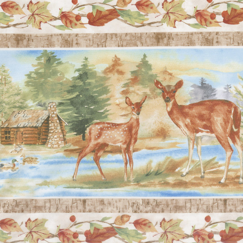 Deer Meadow - Repeating Stripe Multi Yardage