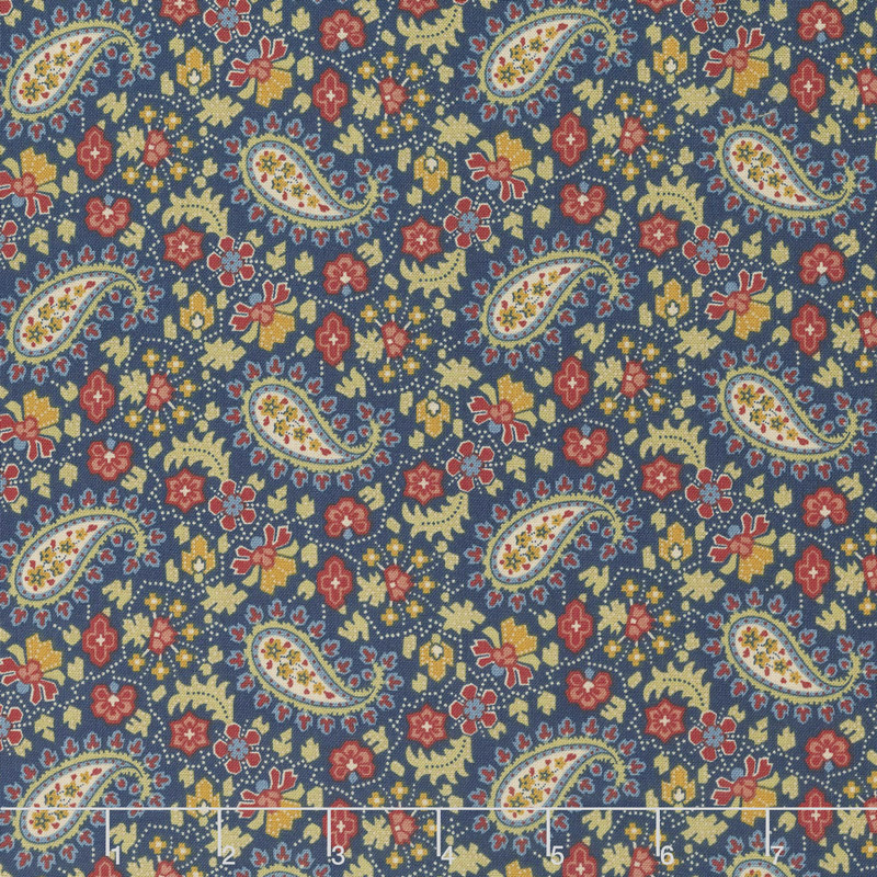 Baltimore House - Paisley Blue Yardage