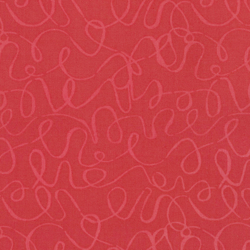 Scribbles - Salmon Yardage
