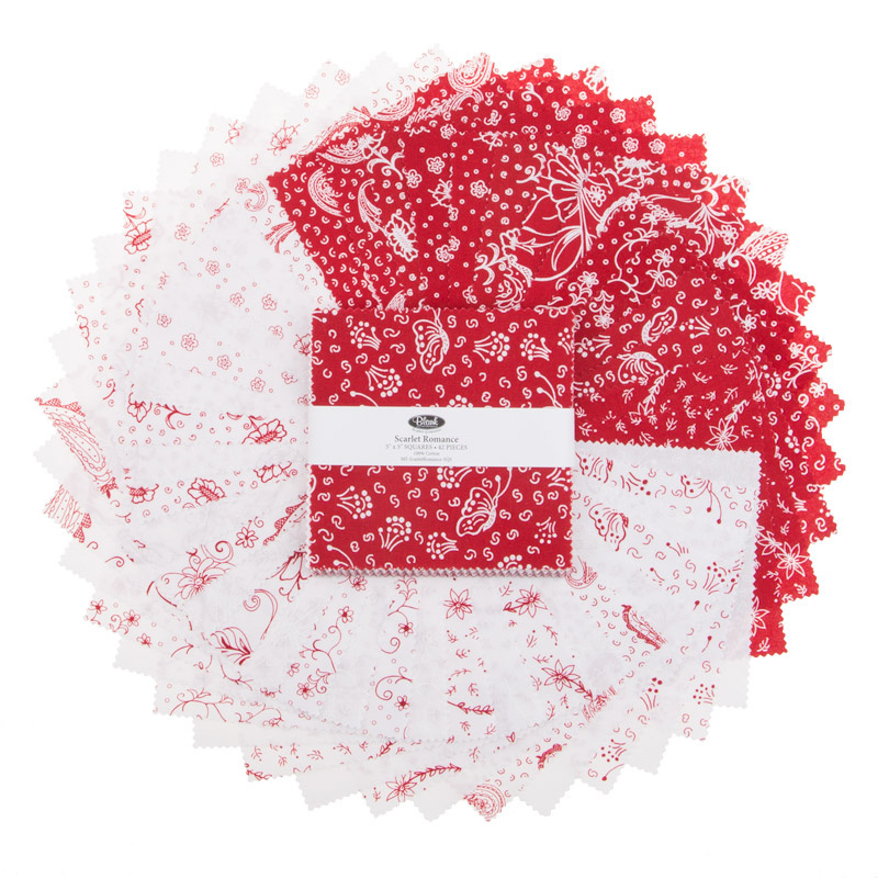 Scarlet Romance Charm Pack