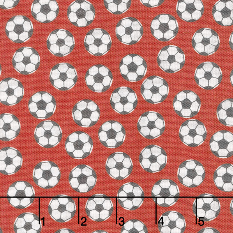 Varsity - Soccer Red Yardage