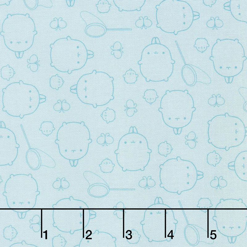 Molang - Toss Blue Yardage