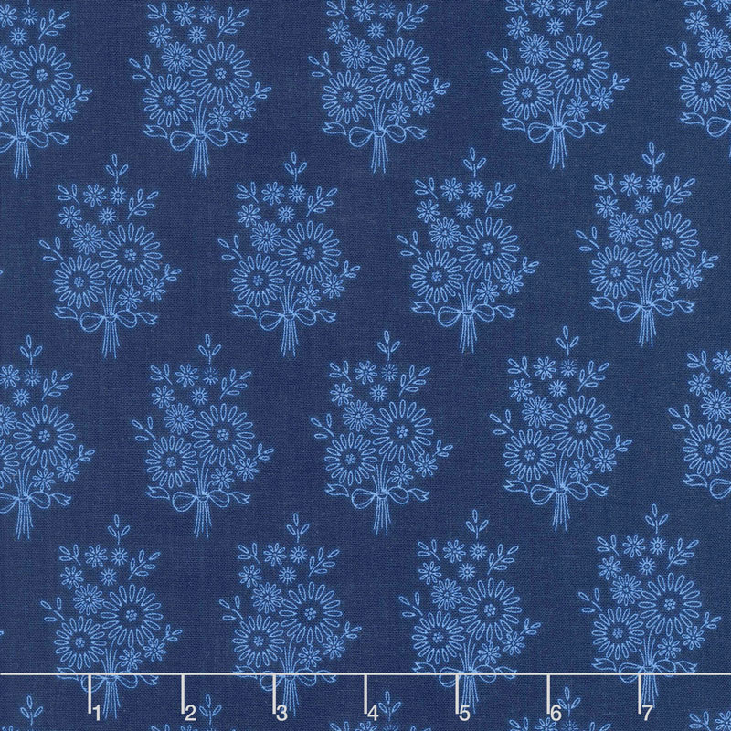 Harry & Alice - Stitchery Navy Yardage