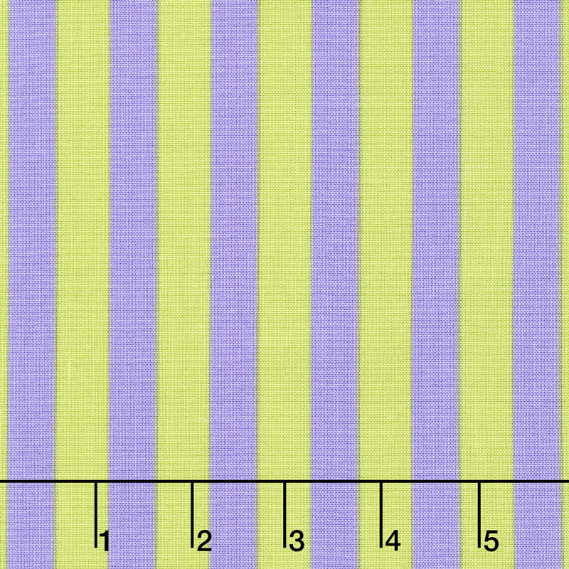 Tula Pink's All Stars - Pom Poms & Stripes Tent Stripe Orchid Yardage