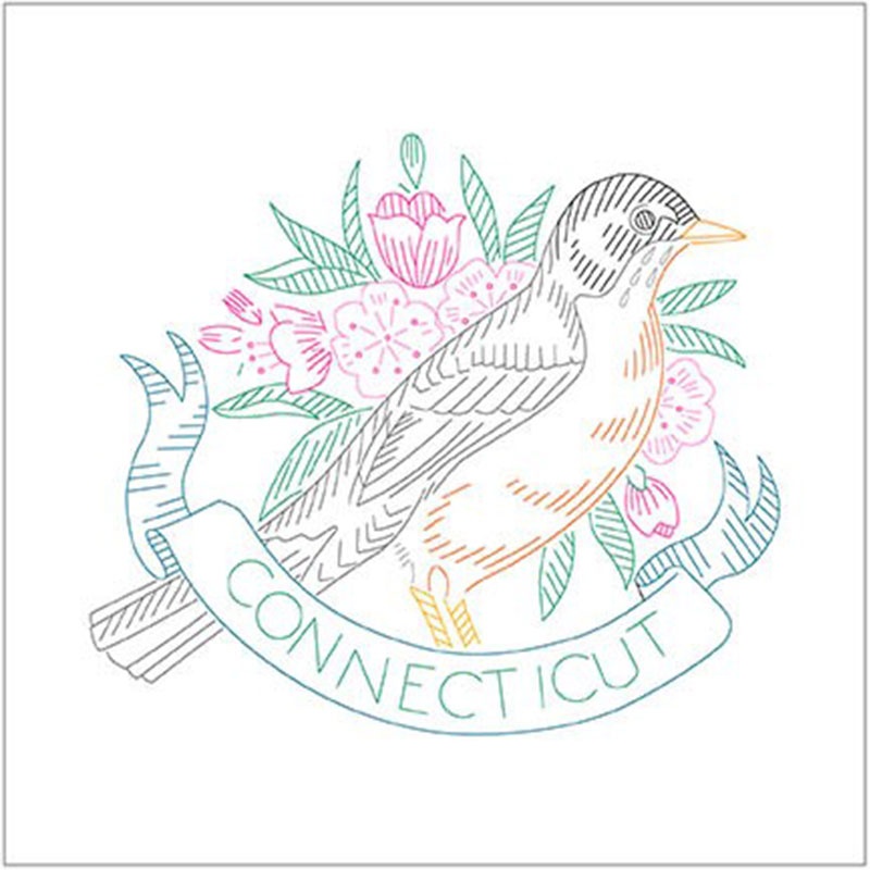 Birds of Liberty - Connecticut Digitally Printed Panel
