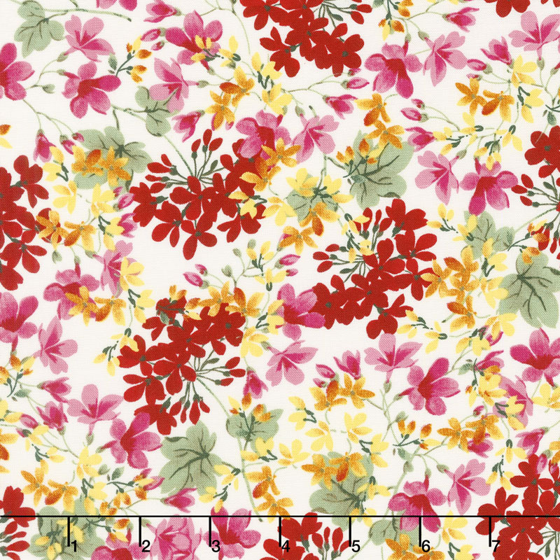 Farmhouse Floral - Floral Cream Yardage