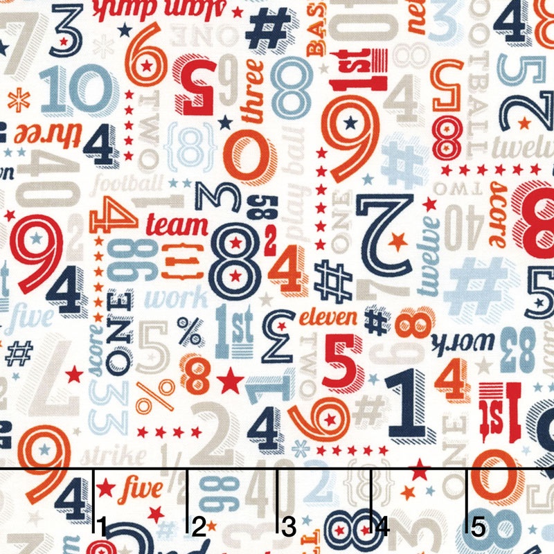 Game Day - Sports Numbers Multi Yardage
