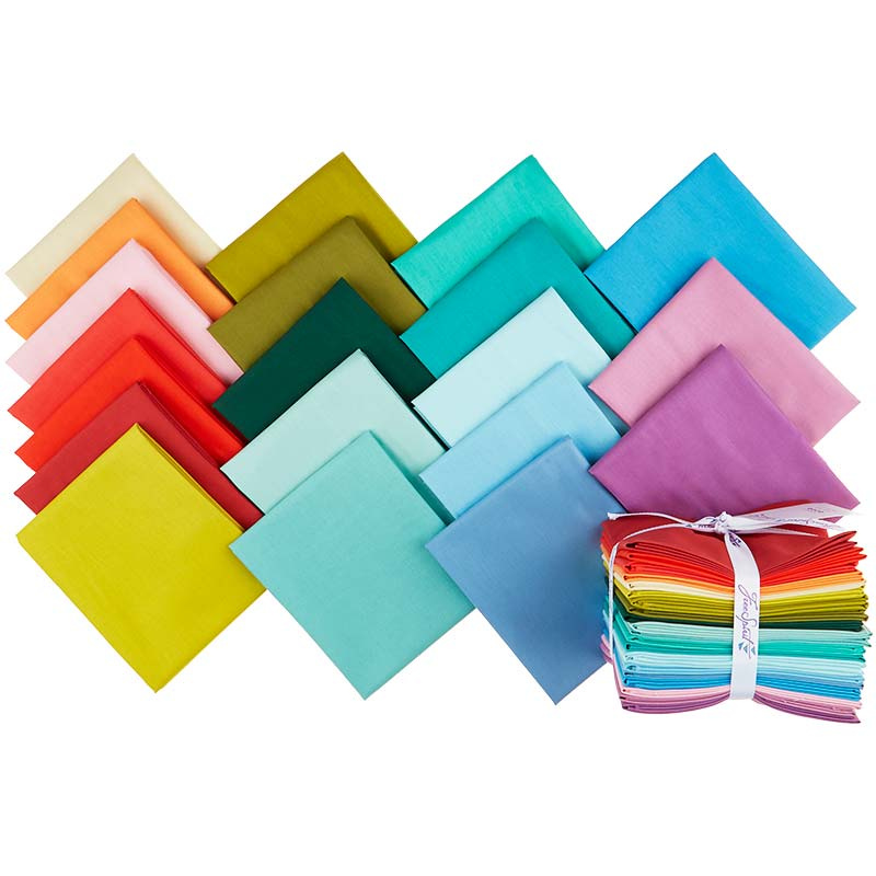 Designer Essentials Solids Rainbow Fat Quarter Bundle