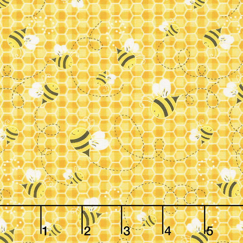 Beeloved - Bees Honey Yardage