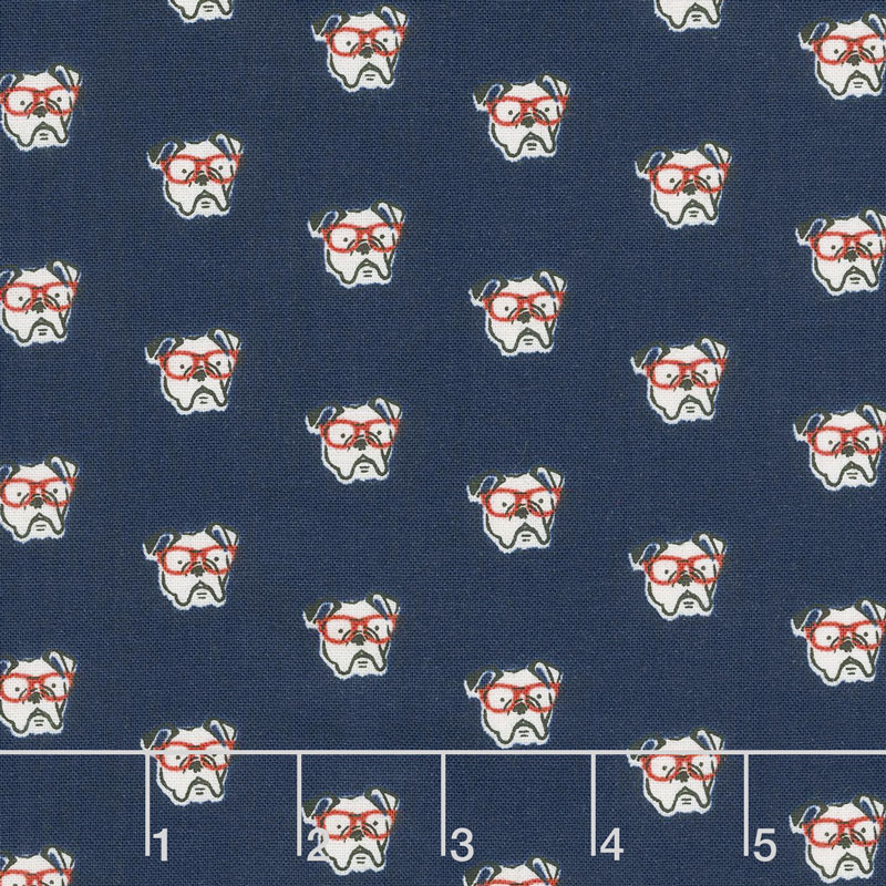 Hey Mister - Profile Pic Navy Yardage