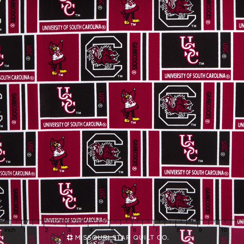 College - University of South Carolina Herringbone Box Yardage