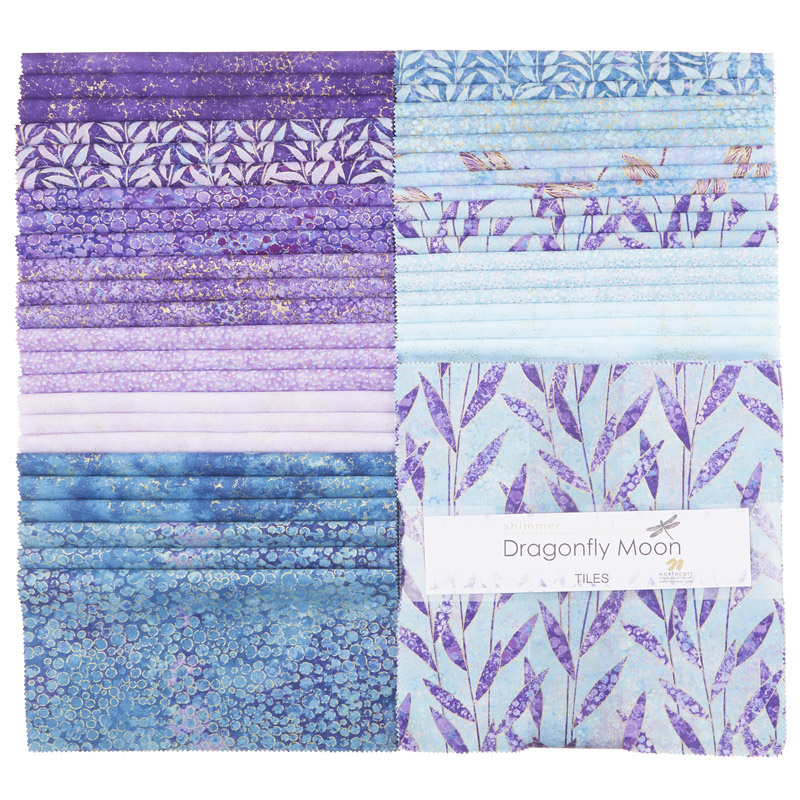 Shimmer Dragonfly Moon Royal Garden Tiles