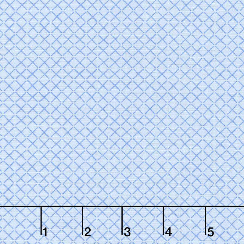 Cottage Joy - X's Blue Yardage