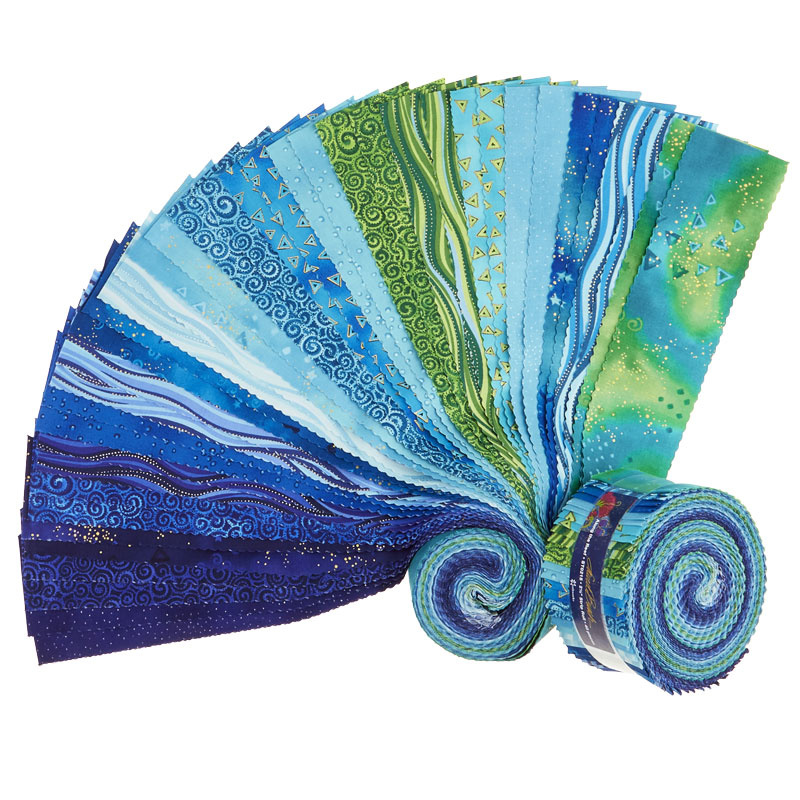 Laurel Burch Basics Along the Reef Metallic 2.5