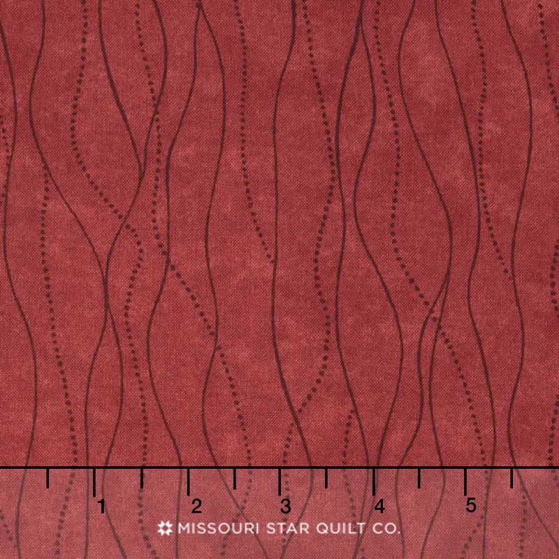 River Journey - Waves Red Kayak Yardage