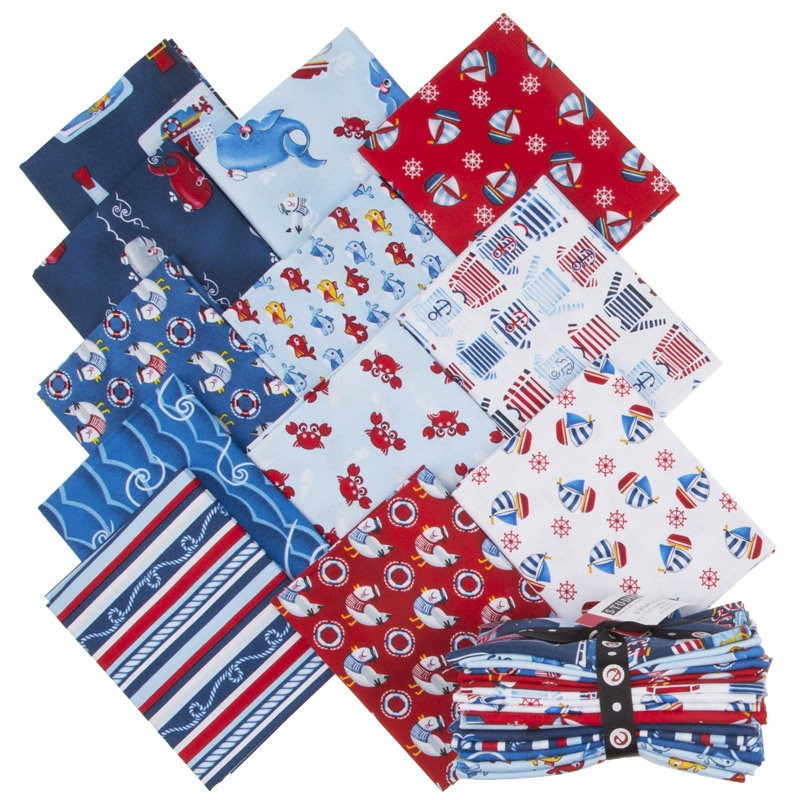 A Whale of a Time Fat Quarter Bundle