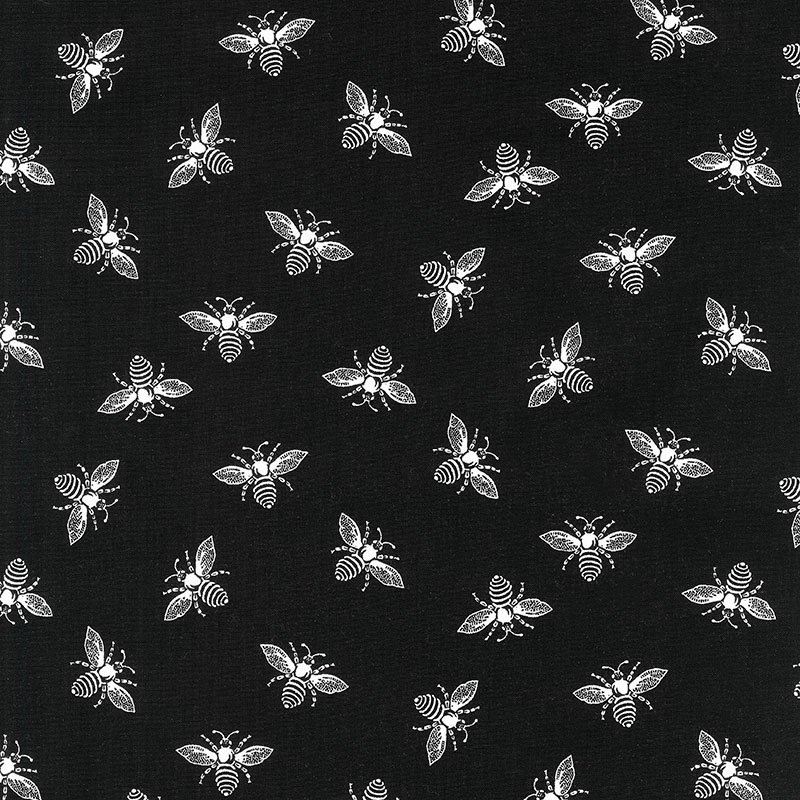 French Bee Bees Ink Yardage Renee Nanneman Andover Fabric