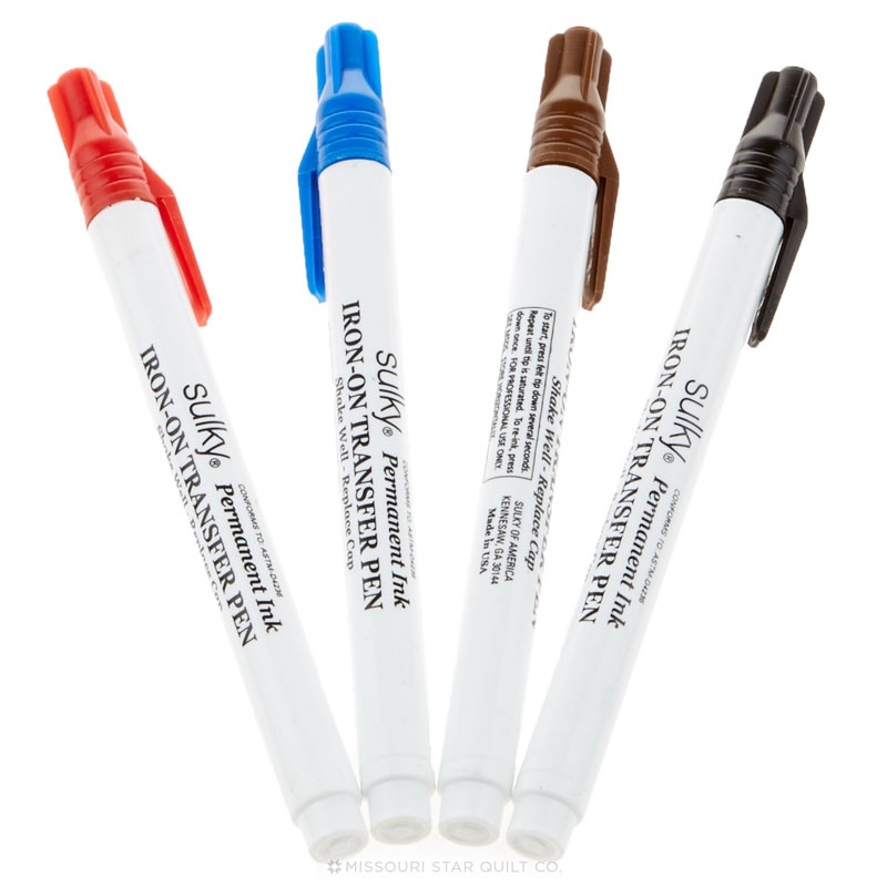 Sulky Iron On Transfer Pens - 4 pack popular colors