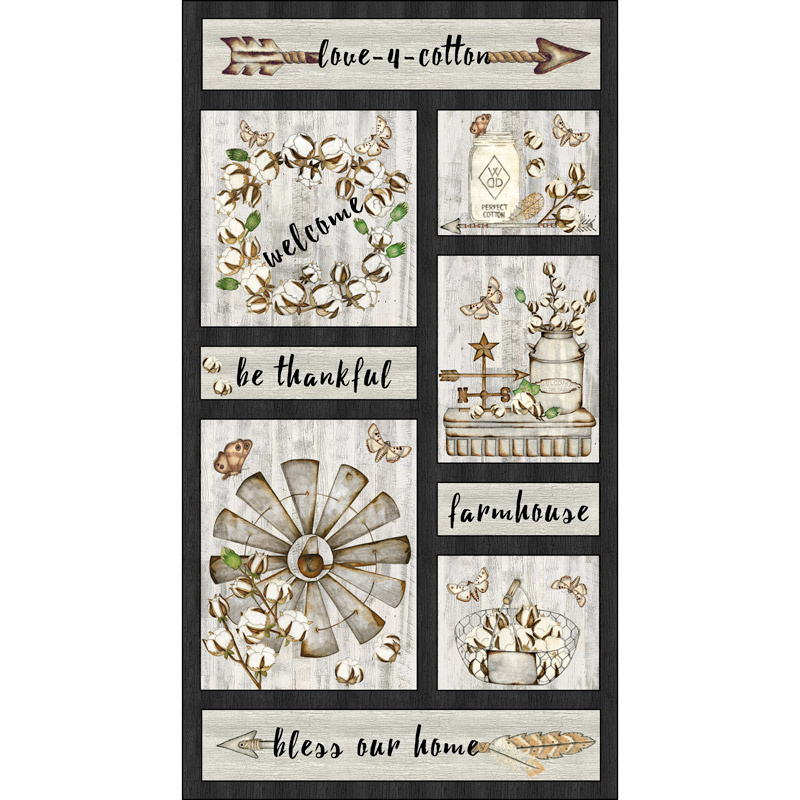 Love 4 Cotton - Dark Panel