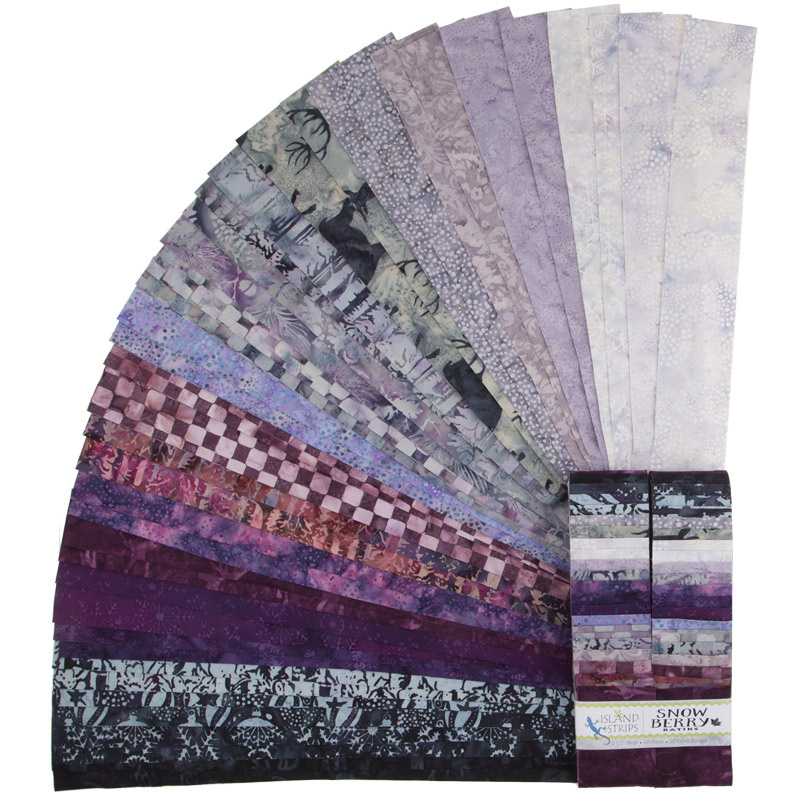 Snowberry Batiks Strips