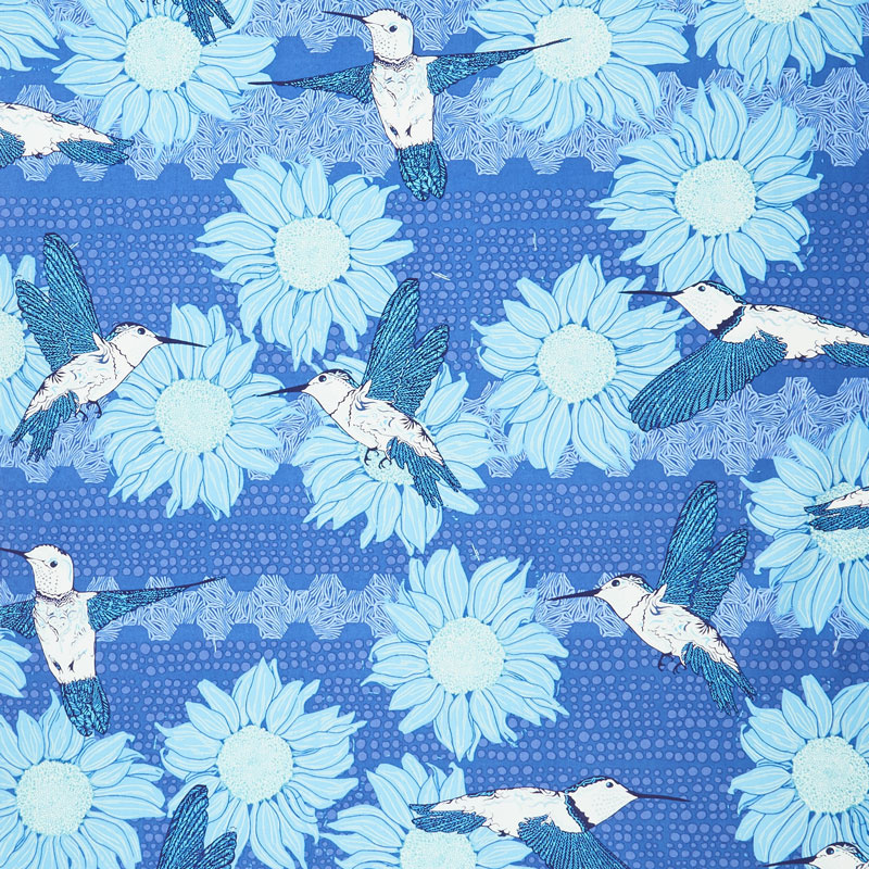 Murmur - In Flight Indigo Yardage