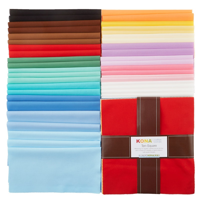 Kona Cotton 30's Palette Ten Squares