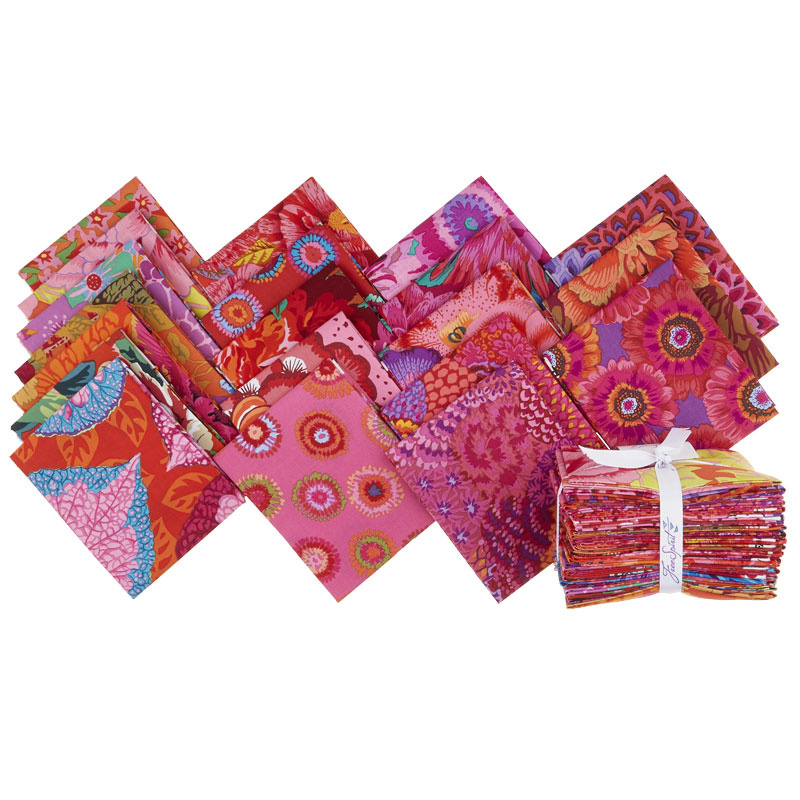 Kaffe Fassett Collective Stash Scarlet Florals Fat Quarter Bundle