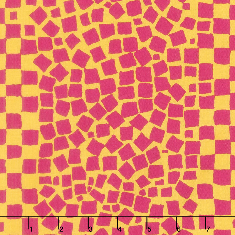 Kaffe Fassett Collective Spring 2019 - Bright Chips Yellow Yardage