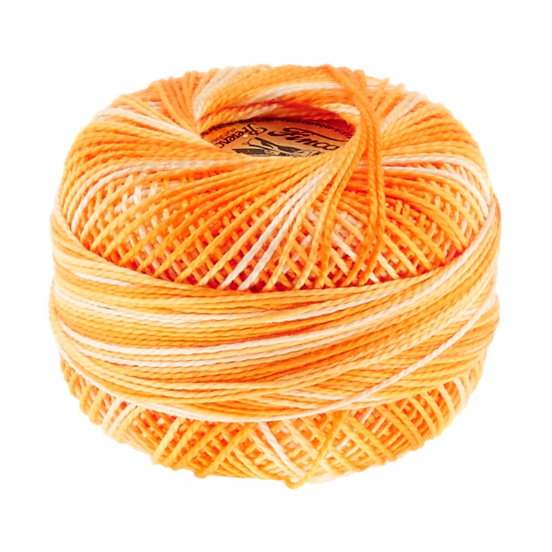 Perle Cotton Thread Size 8 Variegated Tangerine Twist
