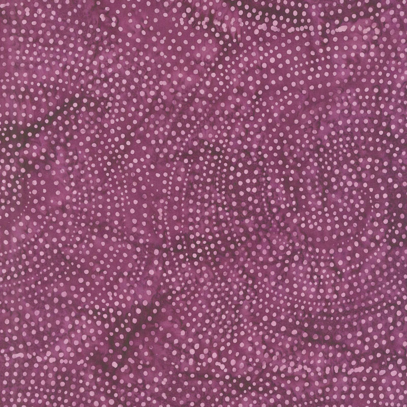 Tonga Batiks - Colorwheel Forest Dotty Spiral Wine Yardage
