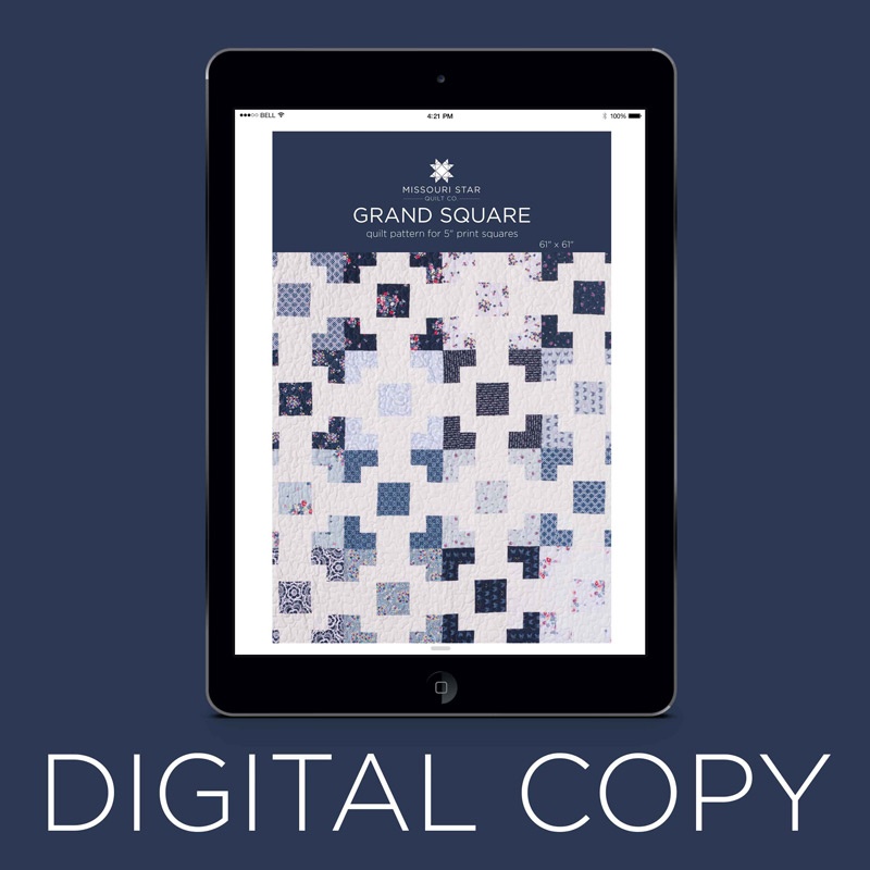 Digital Download - Grand Square Pattern by MSQC