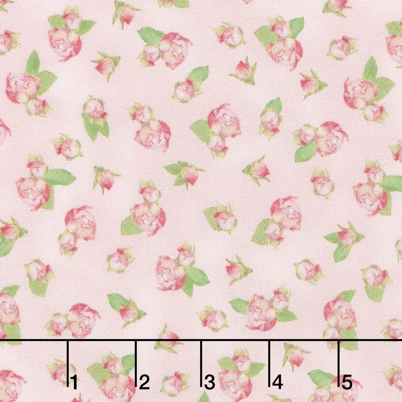 Farmhouse Rose - Roses Pink Yardage