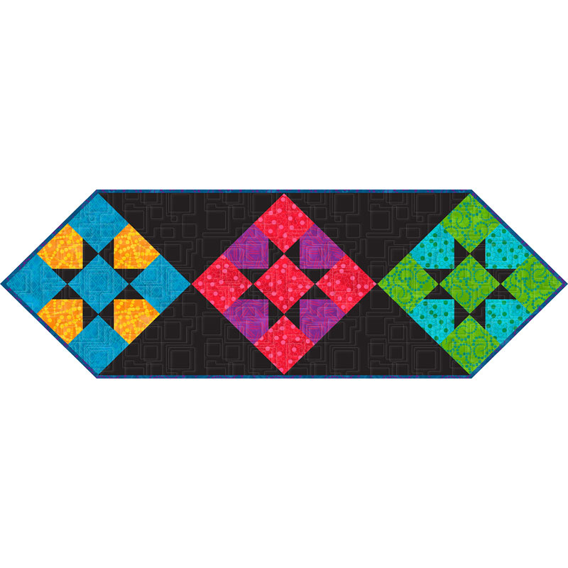 Twist & Shout Scrappy Star Table Runner Kwik Kit