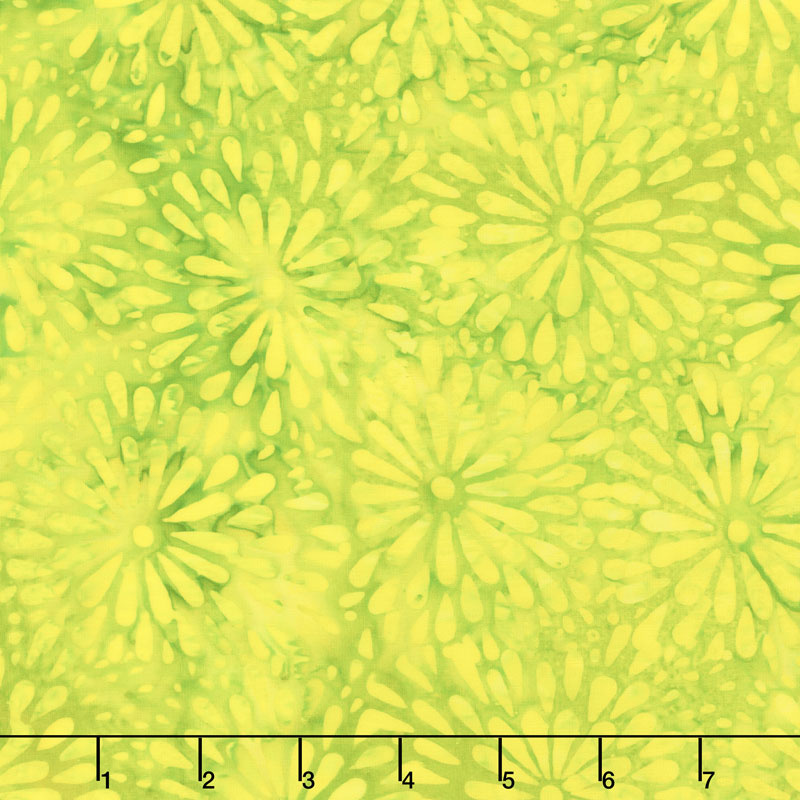 Moroccan Bazaar Batiks - Mum Green Apple Yardage