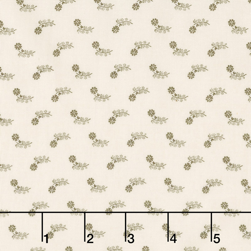 Flower Garden Gatherings Backgrounds - Peony Flower Tallow Yardage