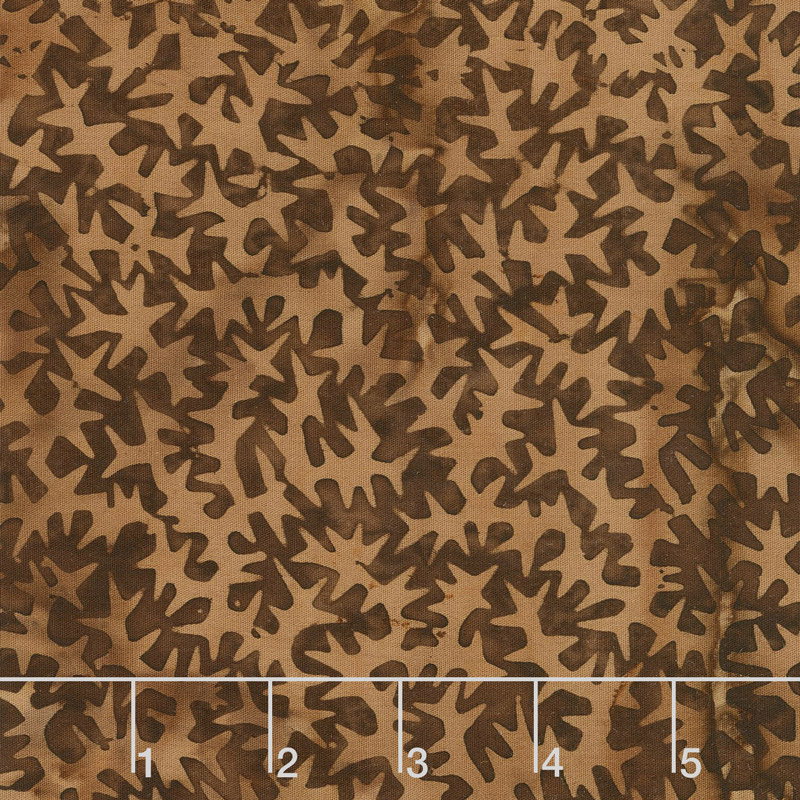 Autumn Harvest Batiks - Spikes Cappuccino Yardage