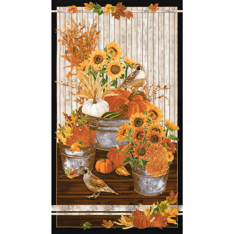 Giving Thanks - Autumn Harvest Metallic Panel