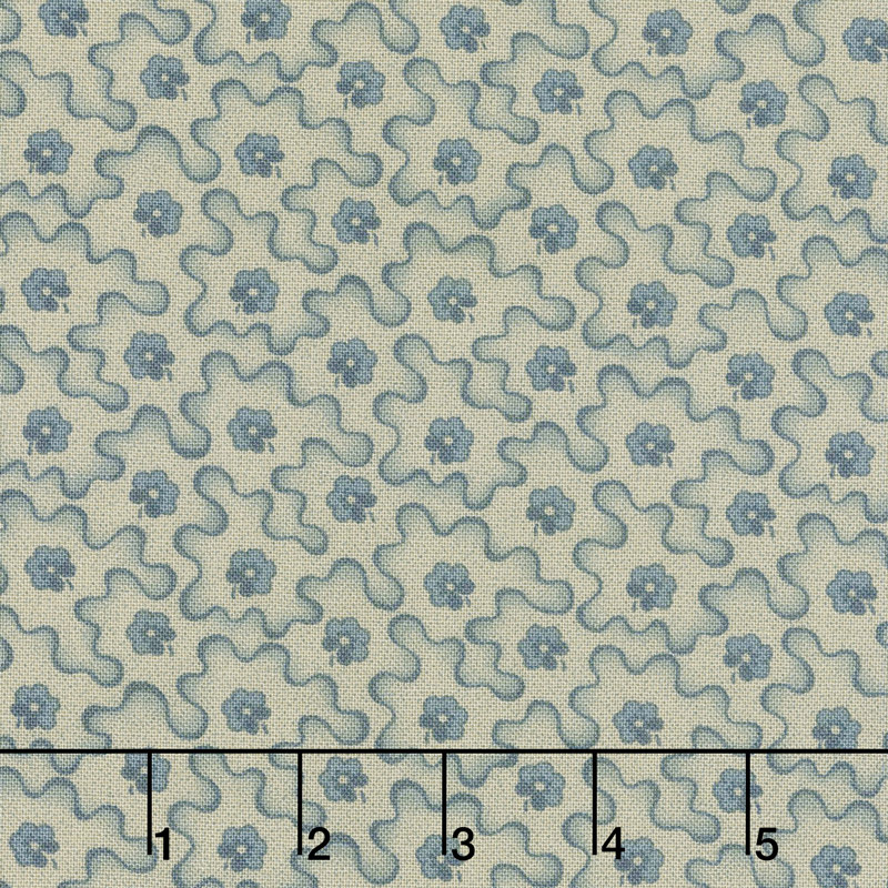 Regency Sussex - Winchelsea Circa 1810-1820 Stiffkey Blue Yardage