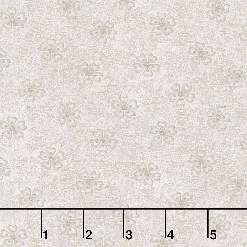 Shadows and Sunshine - Coral Flower Cream Yardage