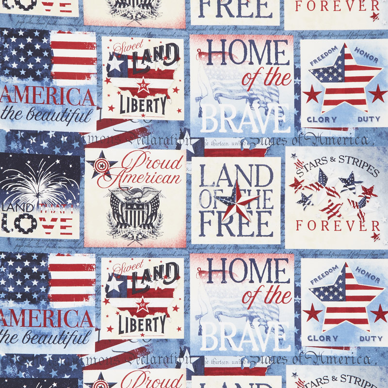 American Valor - Sampler Multi Yardage