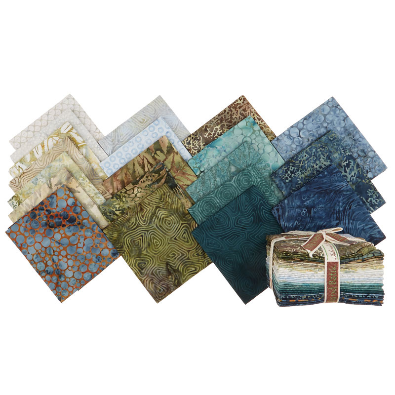 Sand Bar Batiks Fat Quarter Bundle
