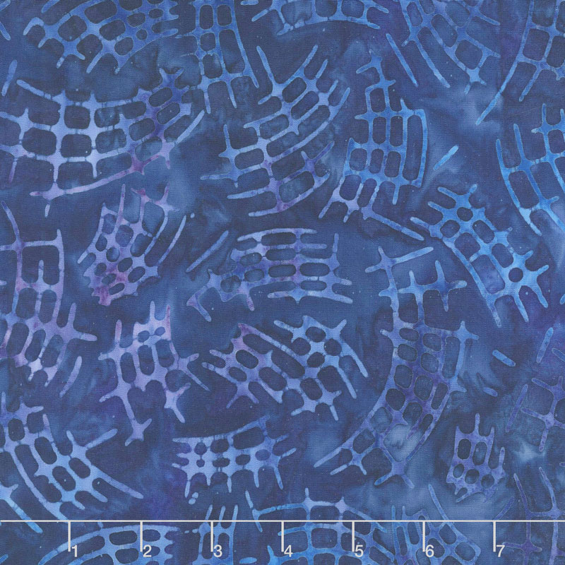 Artisan Batiks - Artful Earth Net Royal Yardage