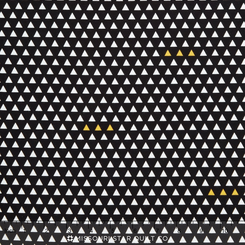Four Corners Knits - Triangle Black Yardage
