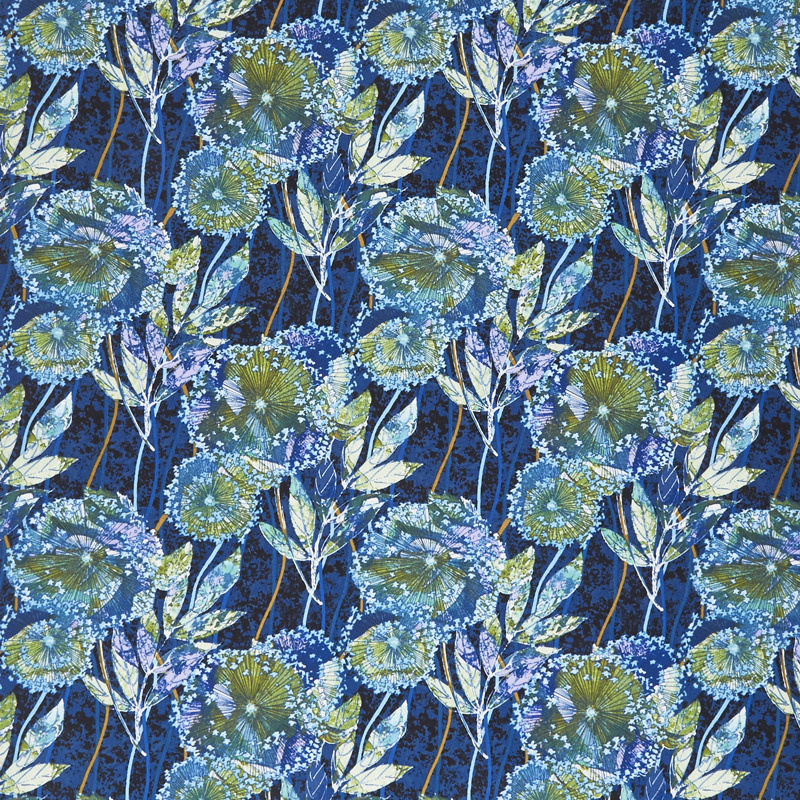 Feather & Flora - Dandelion Midnight Yardage