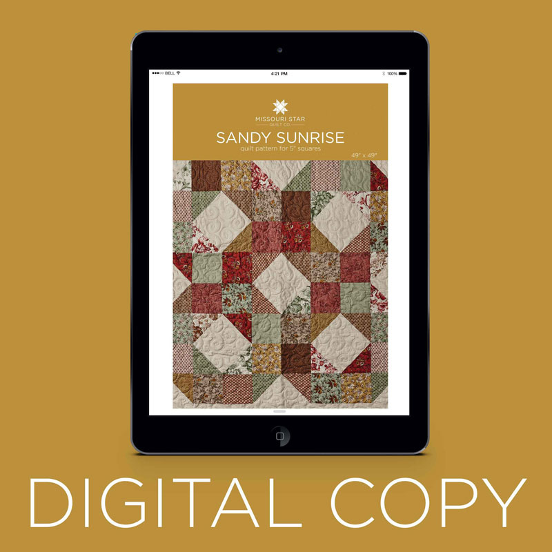 Digital Download - Sandy Sunrise Quilt Pattern By MSQC
