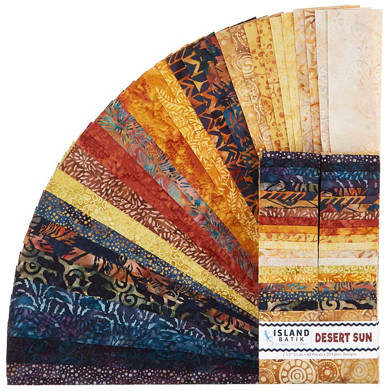 Desert Sun Batiks Strips