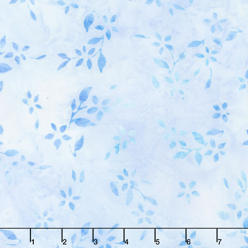 Artisan Batiks - Serendipity 3 Flowers Sky Yardage