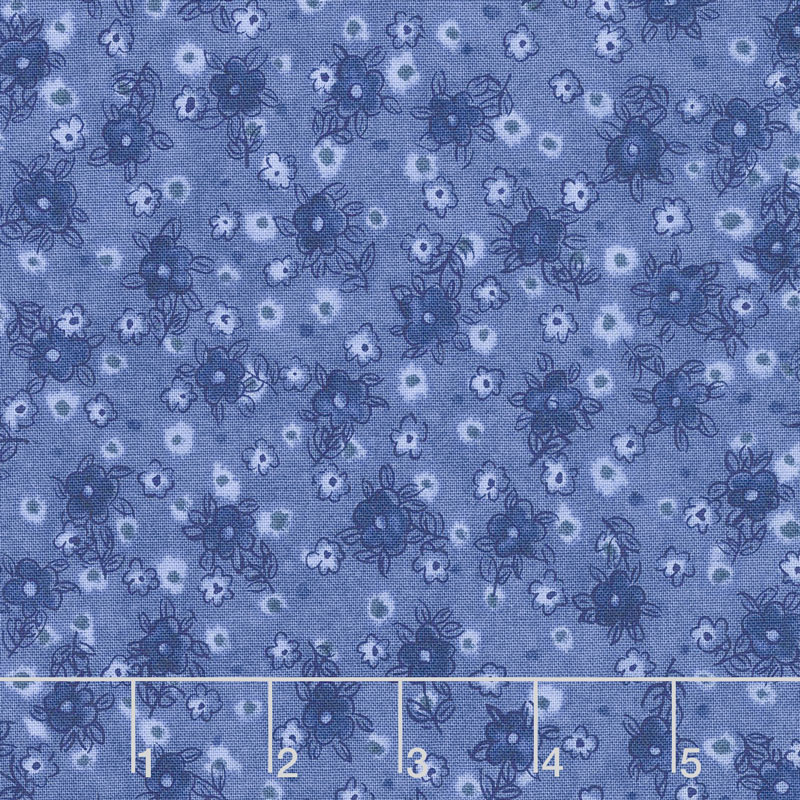 Petal Park - Posies Delphinium Fabric Yardage