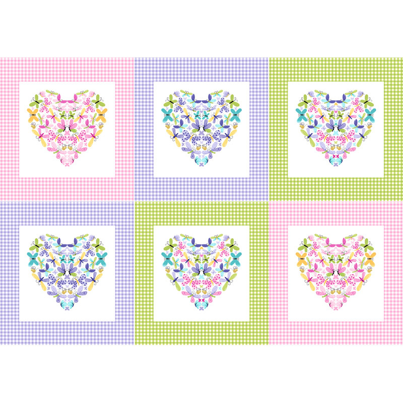 Flutter the Butterfly - Butterfly Mini Lilac Panel